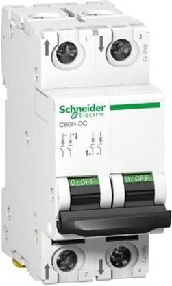 Schneider Electric Miniature circuit breaker - C60H - 2 poles - 16 A - C curve (A9N61531) A9N61531 MCB