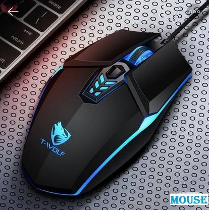 Arnix Backlit Gaming Mouse 6 Button With 7 Colour Light 800/1200/2400/3200 DPI Wired Ambidextrous Optical  Gaming Mouse