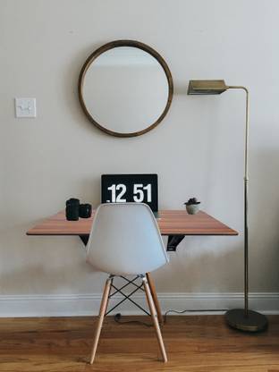 LINGAZ Wall mounted Office Study table(23.4 inchX15.5inch) ,Laptop Table stand Foldable Engineered Wood Study Table