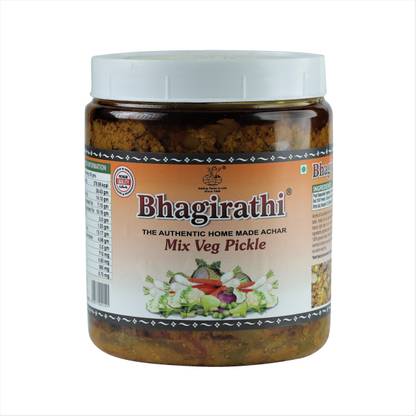 Bhagirathi MIXED Carrot, Radish, Cauliflower, Jackfruit, Tenti, Lime, Mango, Green Chilli Pickle