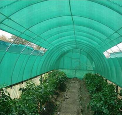 Hari Krishna Healthcare Shade Green Net 15 X 64, 75% Quality for Garden/Parking/Home/Sun Protection. Portable Green House