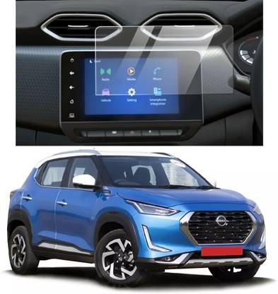 KACA Edge To Edge Tempered Glass for Nissan Magnite XE (8 inch) (2021 - Running) Car's Touch Screen GPS System [Clear:1]