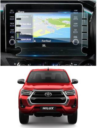 CEASE PROTECTOR Edge To Edge Screen Guard for Toyota Hilux High 4X4 MT (8 inch) 2022-23 Navigation & Infotainment System (Company Fitted HD+ Ultra Clear Glass)(Count:1)