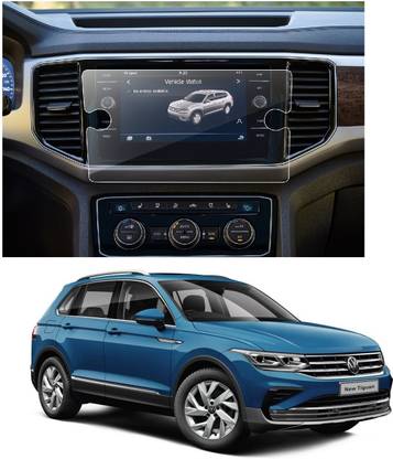 KACA Nano Glass for (GPS System) Volkswagen Tiguan (8 inch) (2021 - Running) Bubble Proof : HD+ Ultra Clear : 9H Hardness : Company Fitted (Glossy :1)