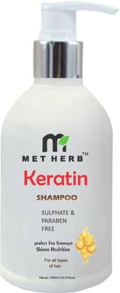 Metherb MET HERB Keratin Shampoo No sulphate & Parabens 300ml