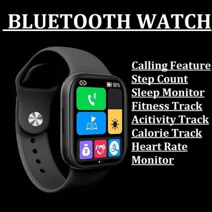 Bashaam C166 | W26 Pro Step Count, Heart Rate Monitor With Calling Function (Pack of 1) Smartwatch