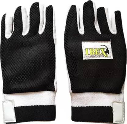 My Sports Ibex Inner Gloves Black Inner Gloves (Multicolor) Wicket Keeping Gloves