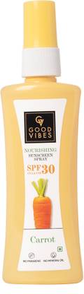 GOOD VIBES Sunscreen - SPF 50 Carrot Nourishing Sunscreen Spray