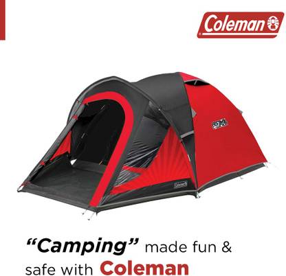 COLEMAN Blackout 3 Person Festival Dome Tent Outdoor Camping Tent Tent - For 3 Person