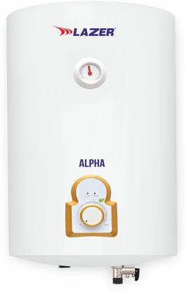 Lazer 50 L Storage Water Geyser (ALPHA Vertical Glassline 5 Star, White)