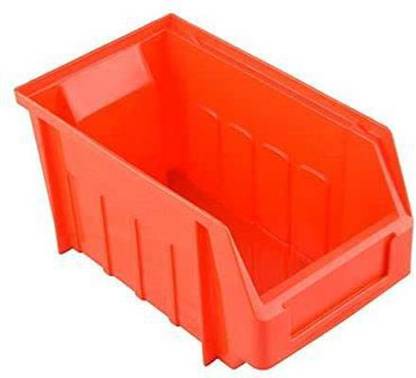 Ansh Enterprises Alkon SB 6 Red SUPRA BIN Material Handling Box (Pack Of 6) Weight Box