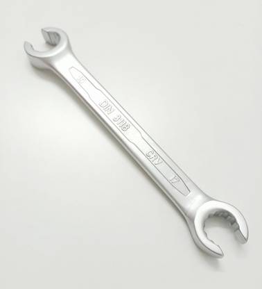 TOM 17x19 mm Heavy Duty Hardened and Tempered Double Sided Flare Nut Wrench