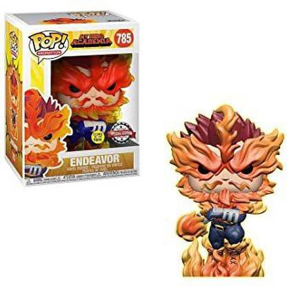 Funko Pop! Animation: My Hero Academia - Endeavor (Glow in The Dark), Amazon Exclusive