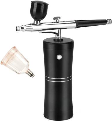 KAVYA TOOLS POWER Airbrush Kit with Compressor Portable Mini Air Brush Spray Gun (BLACK) Airbrush