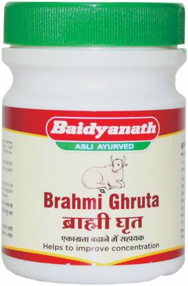 Baidyanath Brahmi Ghruta | Helps to Improve Memory & Concentration | 100 gm