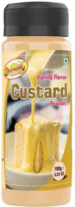 Dharmasut Custard Powder - Vanilla Flavour, 100g*1 | Custard Powder