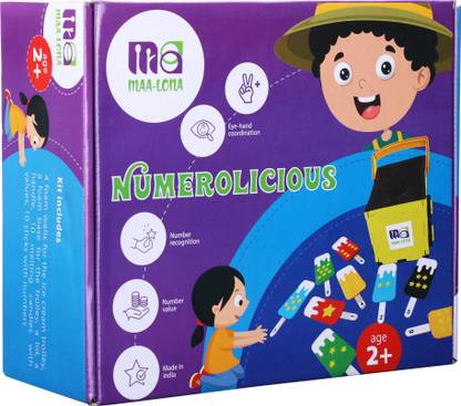 Maalona-exclusive toys Ice-Cream Trolley maker set for kids. Learn Number counting