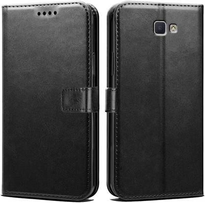ONCRAVES Flip Cover for Samsung Galaxy J5 Prime (Black, Cases with Holder)