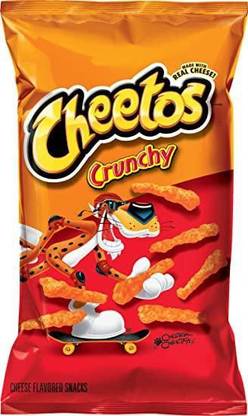 Cheetos CRUNCHY CHEESE FLAVORED SNACKS IMPORTED ( USA ) 226.6 gms Puffcorn