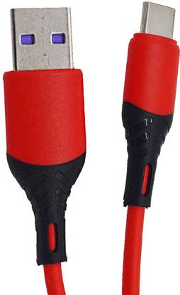 SYGA USB Type C Cable 100 m USB Type-C Cable, 5A - 3.3 Feet (1 Meter) - Red