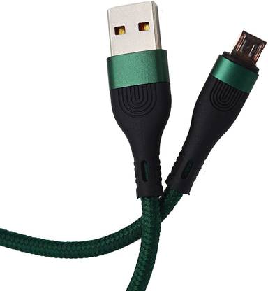 SYGA USB Type C Cable 100 m USB Cable for Android, 6A, Green - 1 Meter
