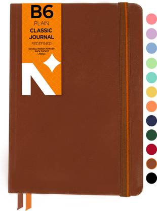 NEORAH - Notebook - Plain Journal - 100 GSM- (210 x 150 mm) - 2022 Office Notebook, B6 Notebook Unruled 176 Pages