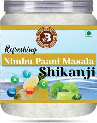 Brew Lab Nimbu Pani Masala Shikanji | Nimbu Pani Masala | Instant Summer Drink Mix Hydration Drink