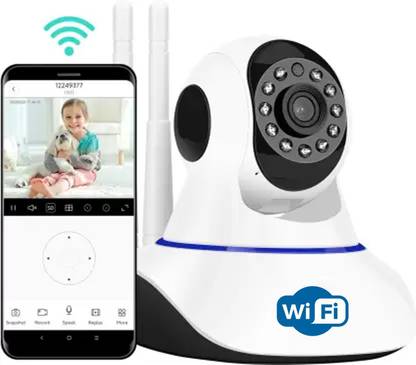 TFG wifi Camera Double Antenna Auto-Rotating Night Vision Mobile HD CCTV Camera720P Security Camera
