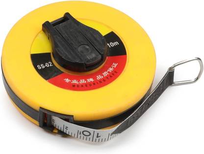 kts12 Metric Fiberglass Measure Tape Reel Roll Measuring Tool 1pcs Measurement Tape