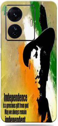 Mclaxa Independed Mobile Back Skin, Independed, IQOO Z6 PRO 5G Mobile Skin