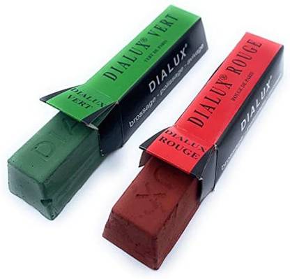 HOUF Dialux Green & Red High Polishing Rouge Bars Set of 2 used on Gold,Silver, Multi Vise Tool