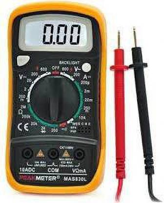 SLS INDIA Digital MultiMeter with Backlight LCD AC DC Voltage check Digital Multimeter