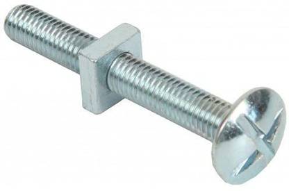 Jawala Devi Nut & Bolt Set Roofing Nut Bolt (2 Inch, 50)