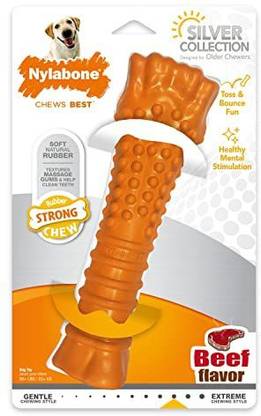 Nylabone NRBS555P Rubber Rubber Toy For Dog & Cat