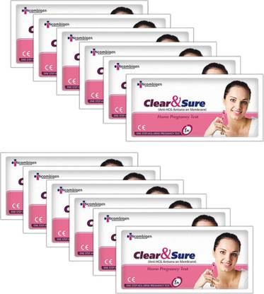 Clear & Sure Home One Step Urine HCG Pregnancy Test Kit