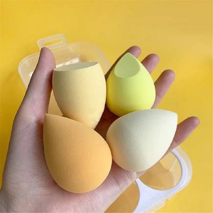 Gonegal 4pcs makeup puff blender with storage box
