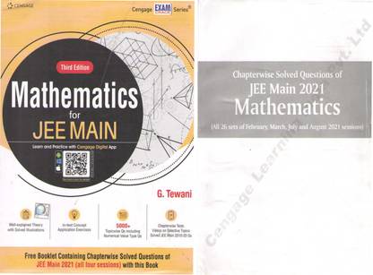Cengage Mathematics For Jee Main (3rd Edition) [set Of Two Books] By G. Tewani