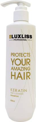 Luxliss Keretin Deep Cleansing Shampoo For All Type hairs
