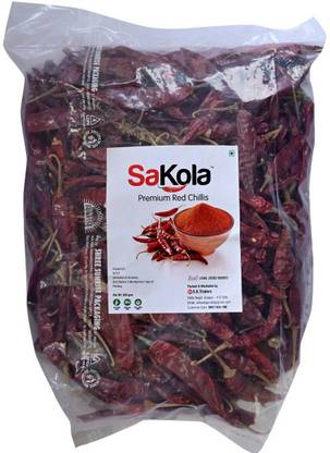 sakola Primium dry chilli, guntur mirchi 600grm