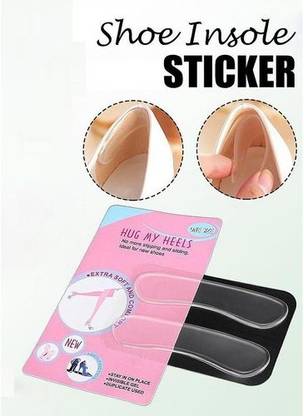 dpays Hug My Heels Soft Invisible Silicone Gel Cushion Shoe Insoles Comfort Pad Insole