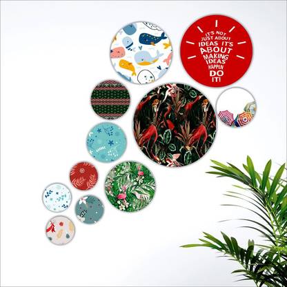 saf Wooden Round Pack of 11