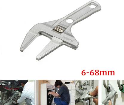 metrotools 6MM TO 68MM ADJUSTABLE WRENCH LARGE OPENING SPANNER Single Sided Pipe Wrench