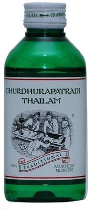 Kairali Dhurdhurapatradi Thailam - Ayurvedic Hair Oil for Scalp Infections ( 200 ml)
