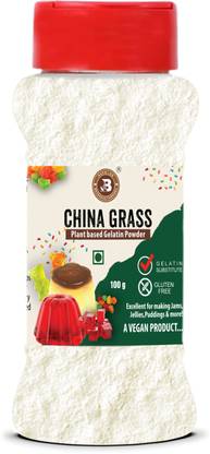 Brew Lab China Grass Vegan Gelatin Alternative | Plant-Based | Perfect for Making Jelly China Grass Powder