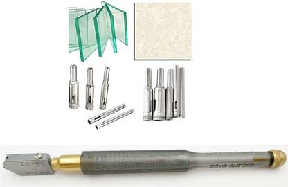 metrotools Toyo Tc-90 Oil Feed Diamond Glass Cutter 5 Pieces Diamond Tile Ceramic Glass Cutter