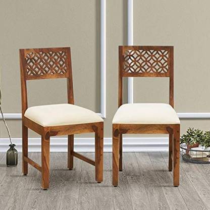 HDWOOD Solid Sheesham Wood Set Of 2 Dining/ Study Chair For Dining/ Study Room/ Office Solid Wood Dining Chair