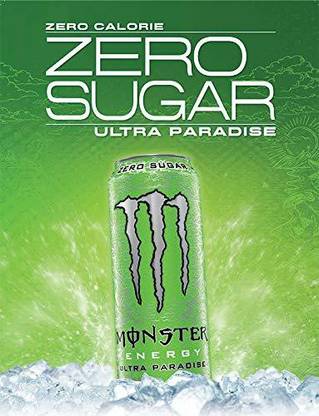 Monster Energy Ultra Paradise Zero Sugar + Zero Calories (IMPORTED FROM USA) Energy Drink