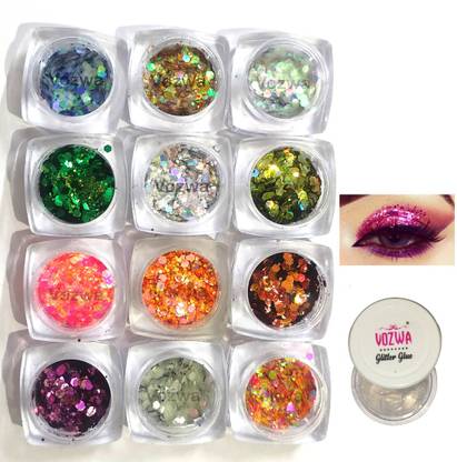 VOZWA Chunky Eyeshadow Glitter with Glitter Glue 33 g