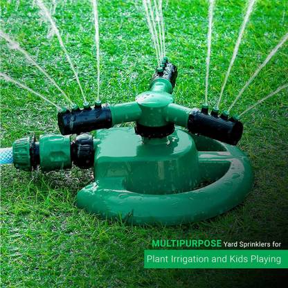 Seedly Water Sprinkler for Garden | Water Sprinkler Fan | Water Sprinkler Fan for Home 1 L Hose-end Sprayer