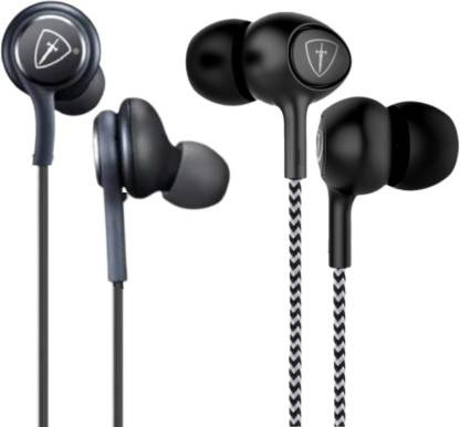 Tiitan Combo Pack of Wired Earphones Black S8, S9 Wired Gaming Headset